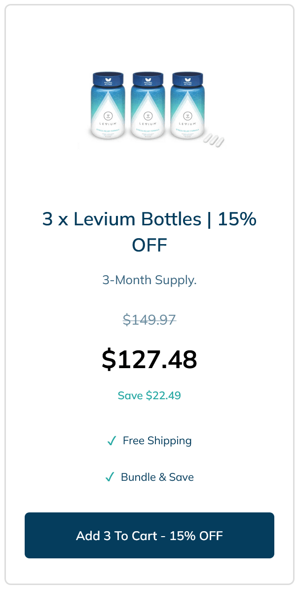 Levium-3-bottle - order-now-( Ninety Days Supply) - image